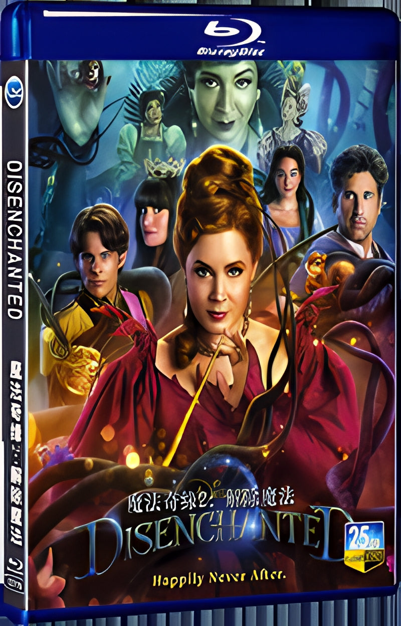 2022 Disenchanted 1080P for Gift 1-Disc All RegionPlay Seal Box Blu-ray