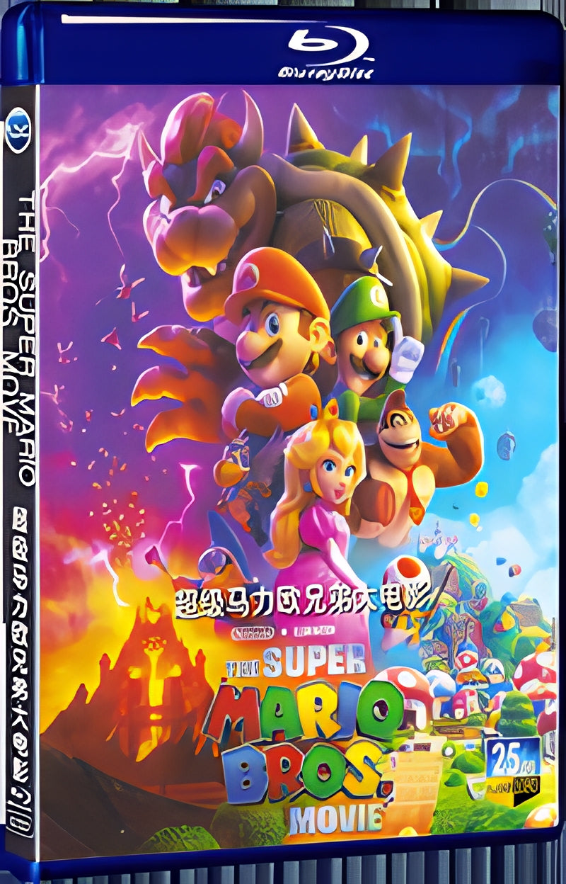 2023 The Super Mario Bros. for Gift 1080P for Gift 1-Disc All RegionPlay Seal Box Blu-ray