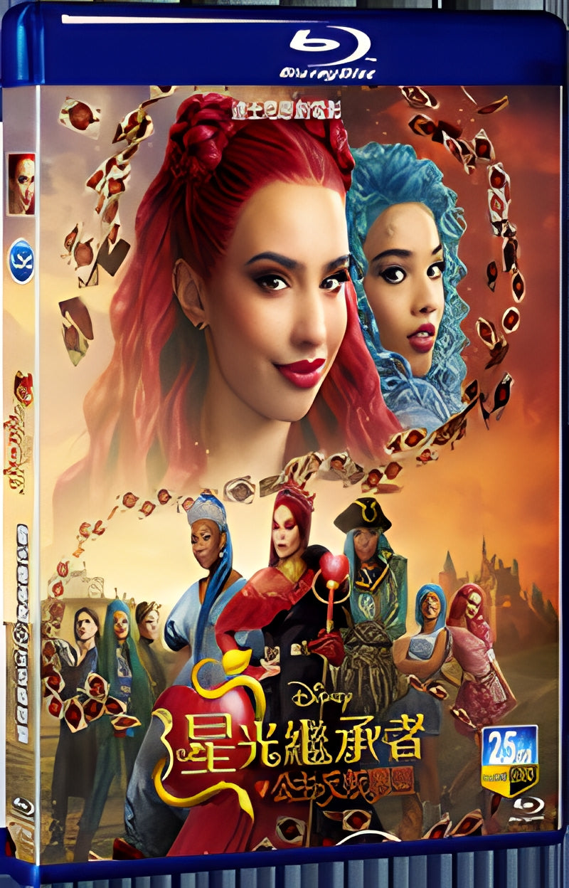 2024 Descendants: The Rise of Red 1080P for Gift 1-Disc All RegionPlay Seal Box Blu-ray