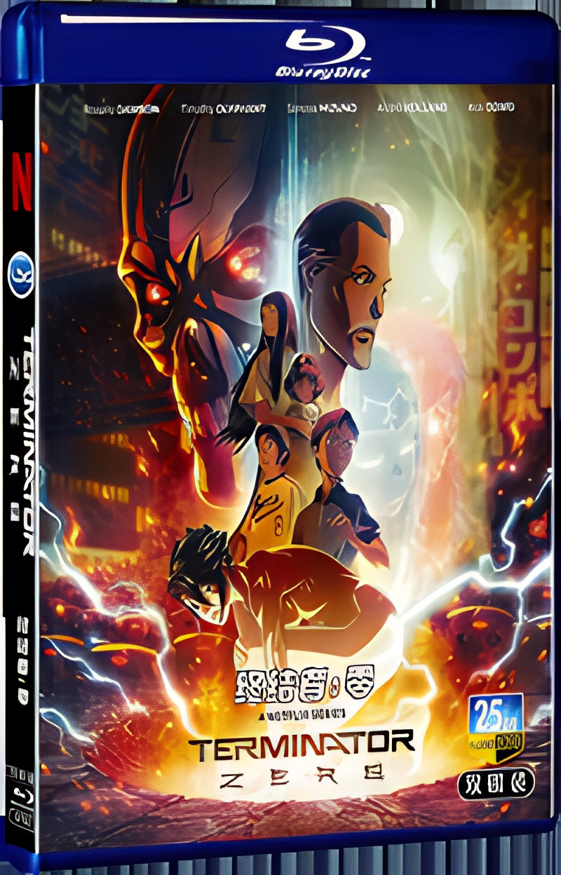2024 Terminator Zero (2024) 1080P for Gift 2-Disc All RegionPlay Seal Box Blu-ray