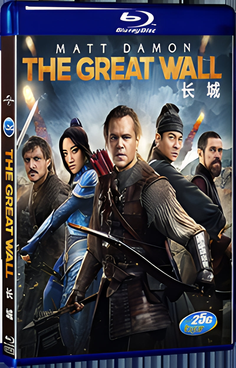 2016 The Great Wall (2016) 1080P for Gift 1-Disc All RegionPlay Seal Box Blu-ray