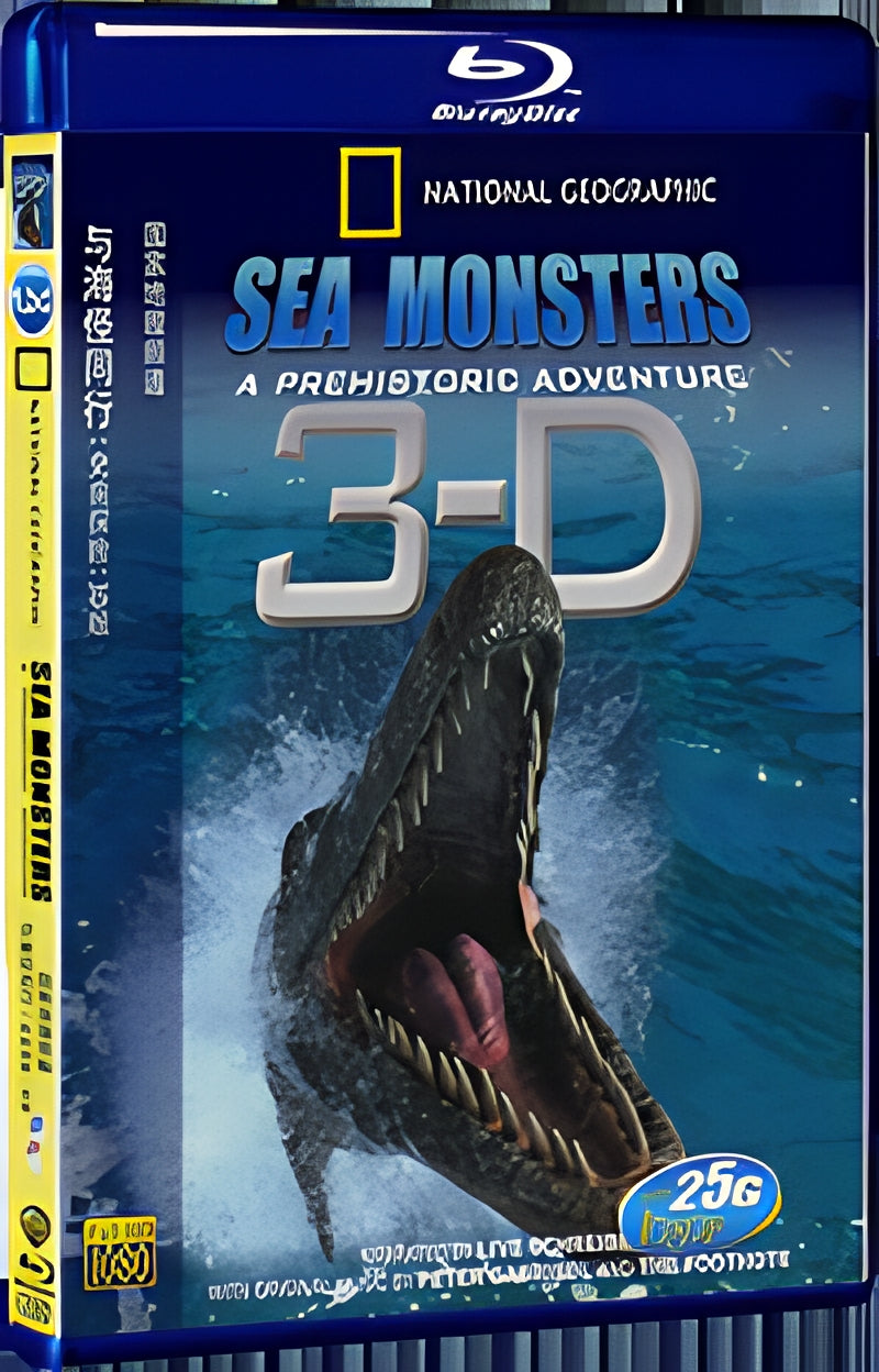 2007 3D Sea.Monsters.A.Prehistoric.Adventure.3D 1080P for Gift 1-Disc All RegionPlay Seal Box Blu-ray