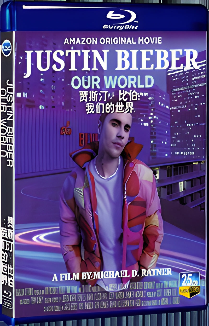 2021 Justin Bieber: Our World 1080P for Gift 1-Disc All RegionPlay Seal Box Blu-ray