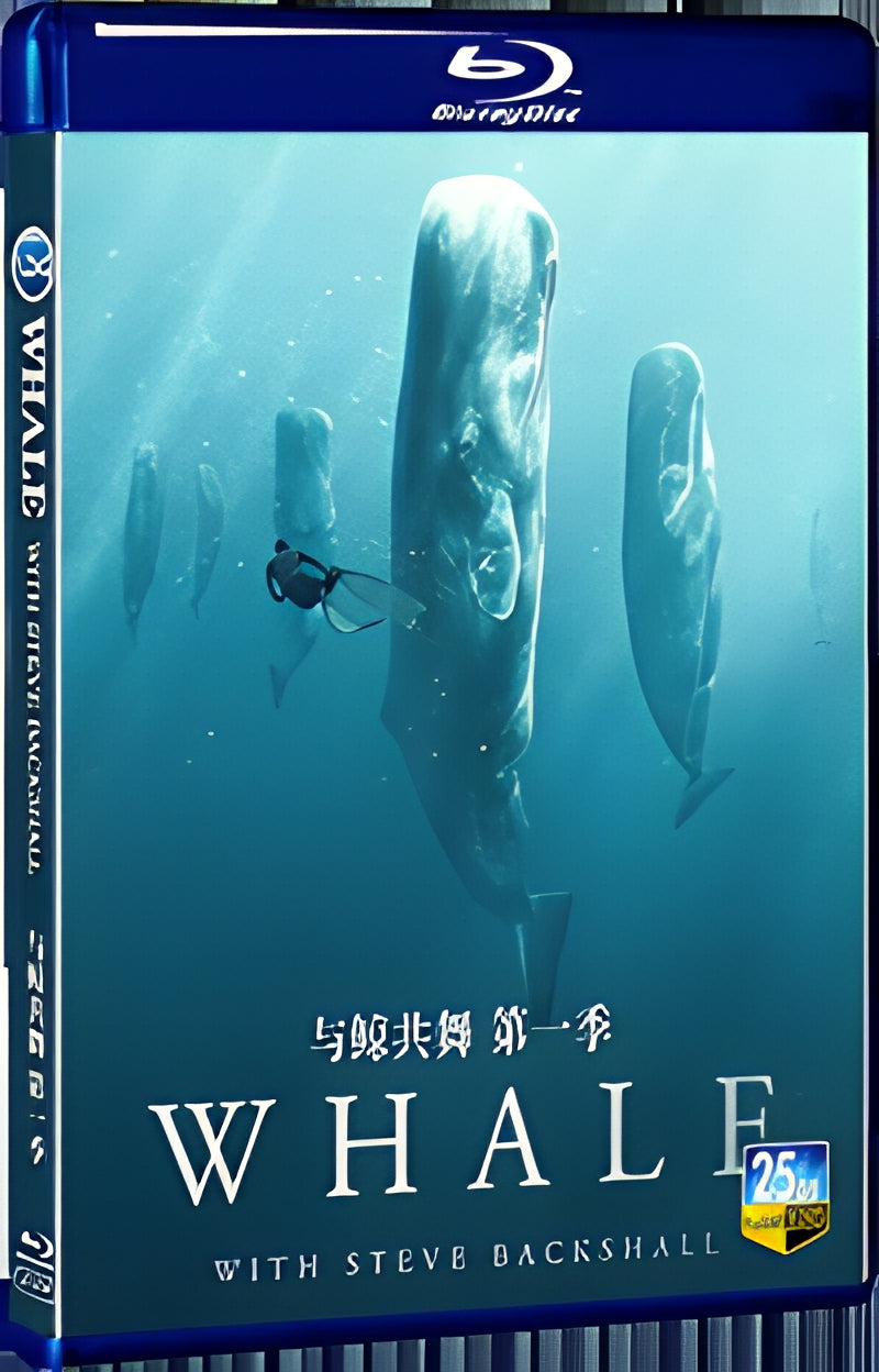 2023 Whale with Steve Backshall Season 1 (2023) 1080P for Gift 1-Disc All RegionPlay Seal Box Blu-ray