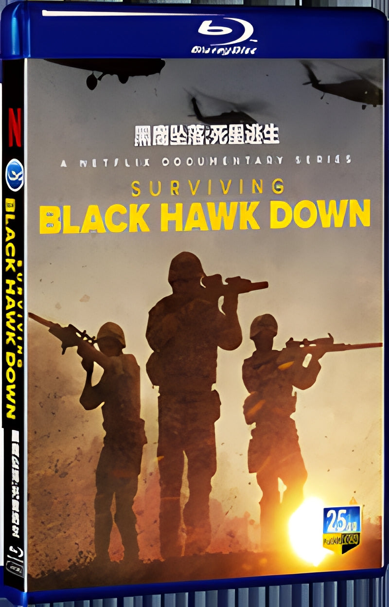 2025 Surviving Black Hawk Down (2025) 1080P for Gift 1-Disc All RegionPlay Seal Box Blu-ray