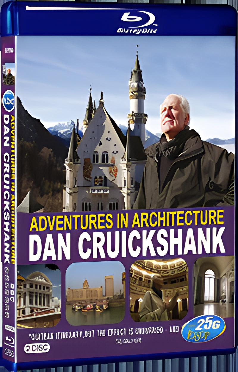 2008 A.B BBC:Dan Cruickshank's Adventures in Architecture 1080P for Gift 2-Disc All RegionPlay Seal Box Blu-ray