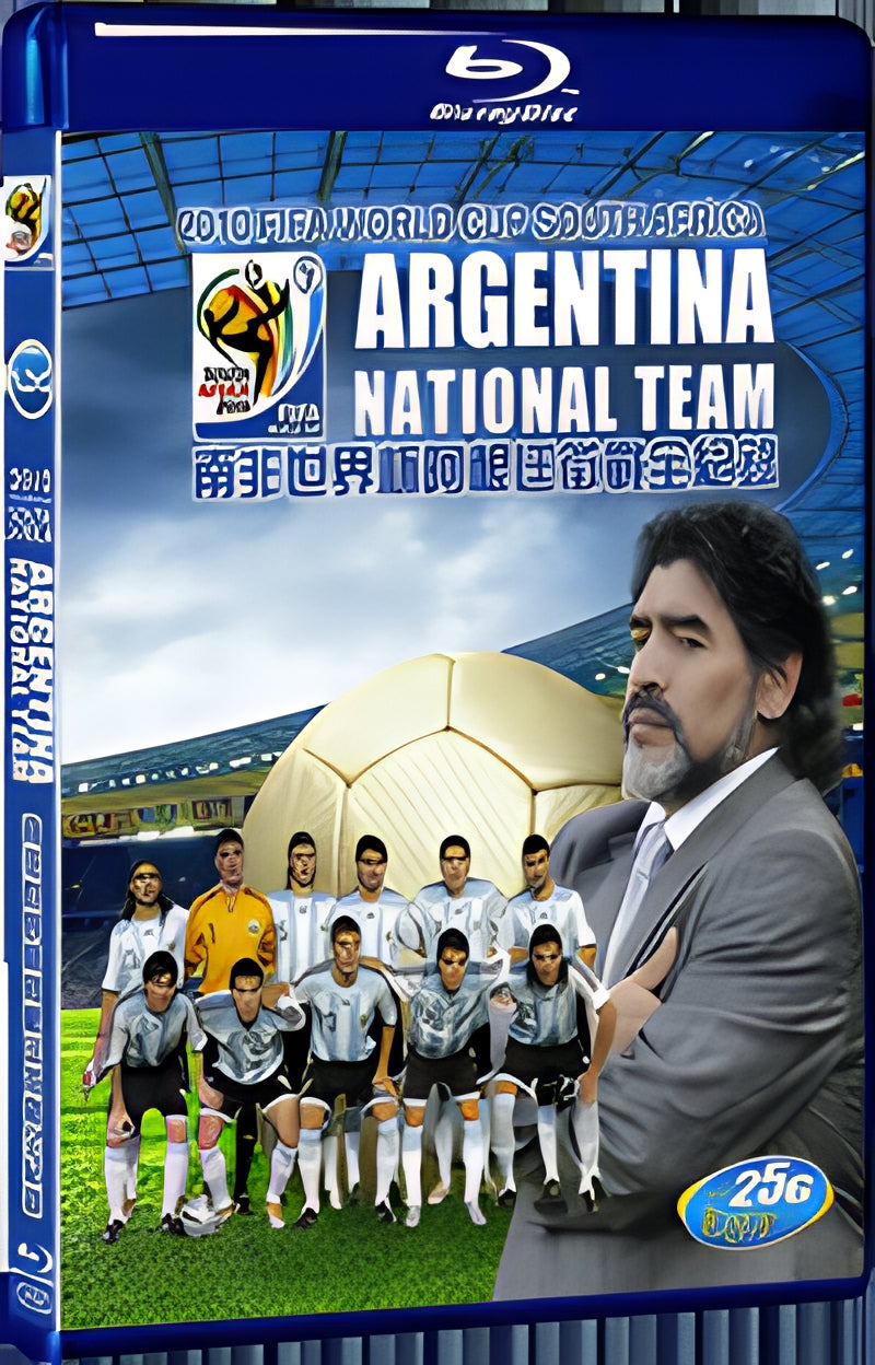 2010 South Africa World Cup: Argentina competes in the All Record Conference 1080P for Gift 1-Disc All RegionPlay Seal Box Blu-ray