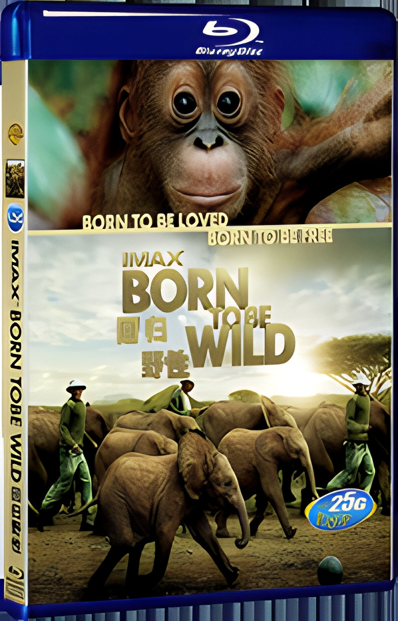 2011 IMAX BORN TOBE WILD 1080P for Gift 1-Disc All RegionPlay Seal Box Blu-ray