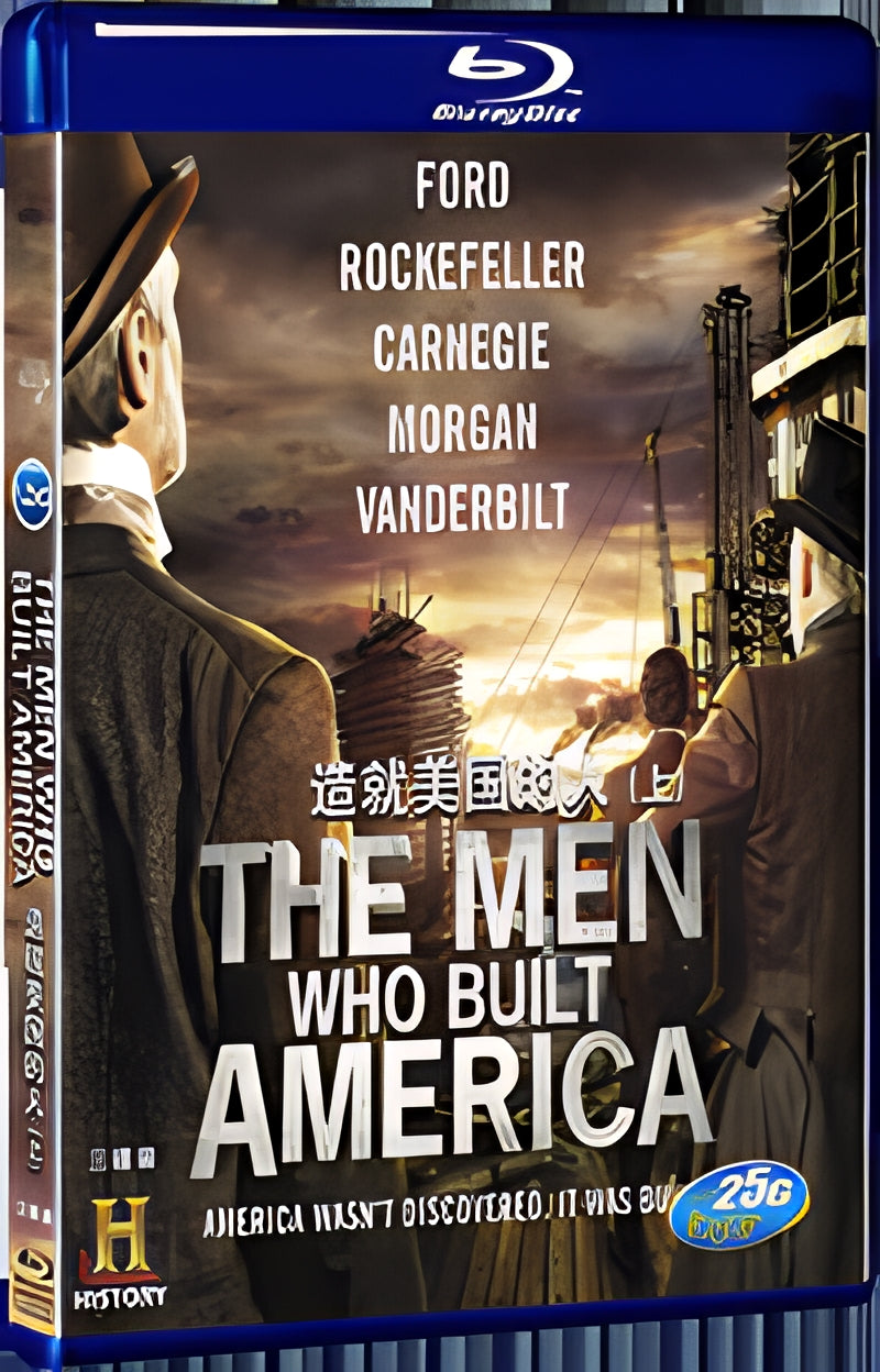 2012 Men Who Built America 1080P for Gift 3-Disc All RegionPlay Seal Box Blu-ray