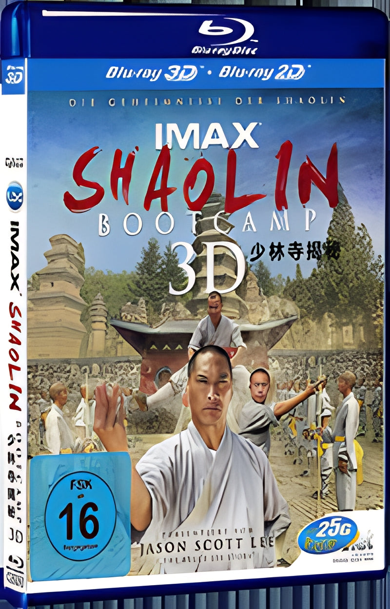 2015 Imax Shaolin Bootcamp 3D（2015） 1080P for Gift 1-Disc All RegionPlay Seal Box Blu-ray