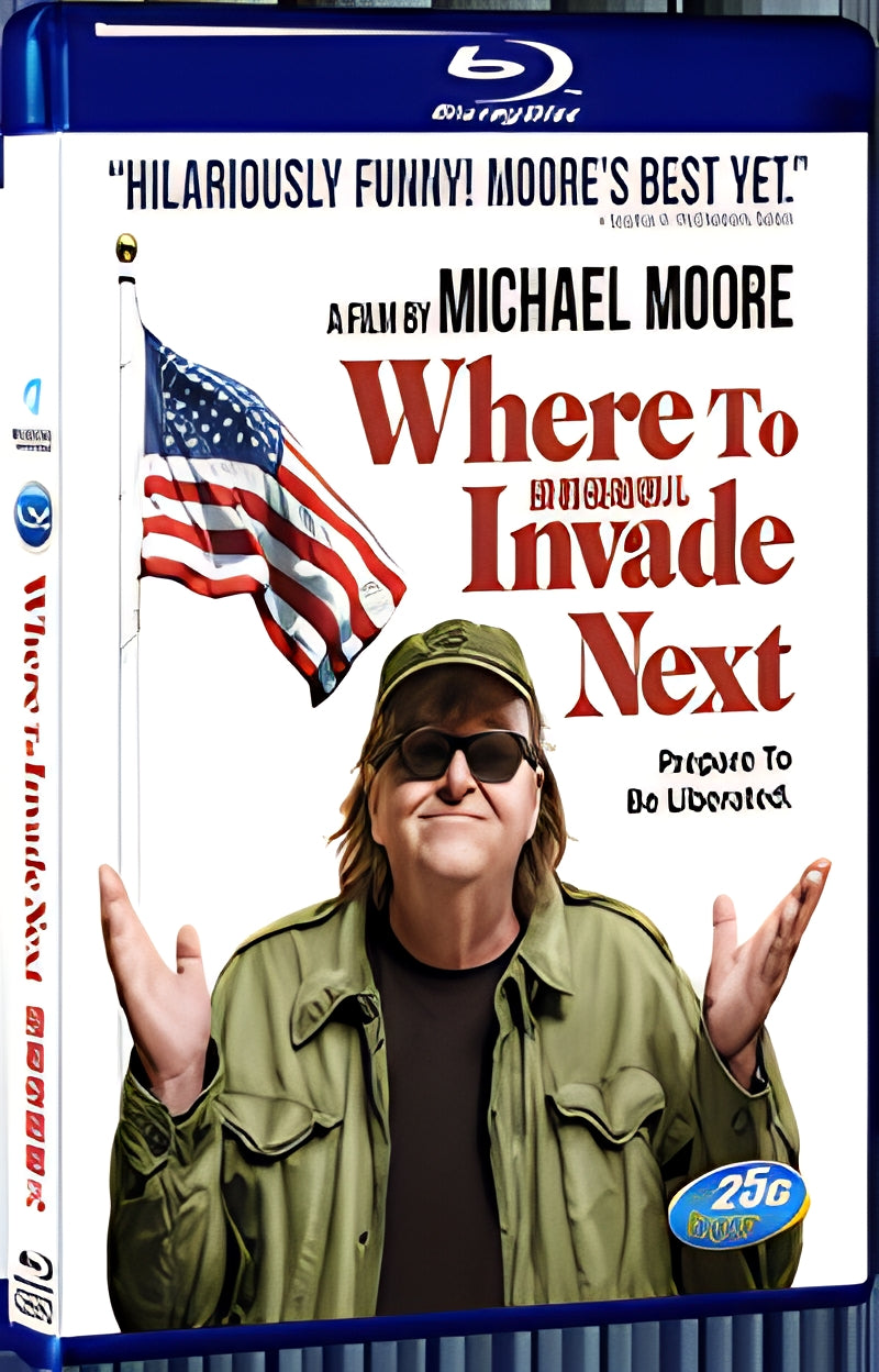 2015 Where to Invade Next (2015) 1080P for Gift 1-Disc All RegionPlay Seal Box Blu-ray