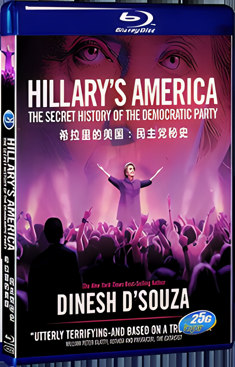 2016 Hillary's America: The Secret History of the Democratic Party (2016) 1080P for Gift 1-Disc All RegionPlay Seal Box Blu-ray