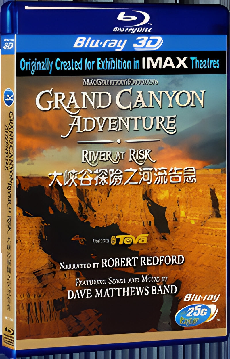 2008 Grand Canyon Adventure: River at Risk (2008) 1080P for Gift 1-Disc All RegionPlay Seal Box Blu-ray