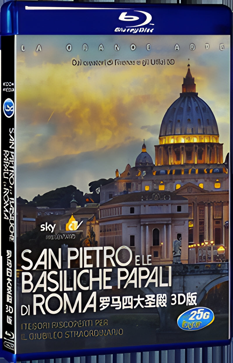 2016 St. Peter's and the Papal Basilicas of Rome (2016) 1080P for Gift 1-Disc All RegionPlay Seal Box Blu-ray