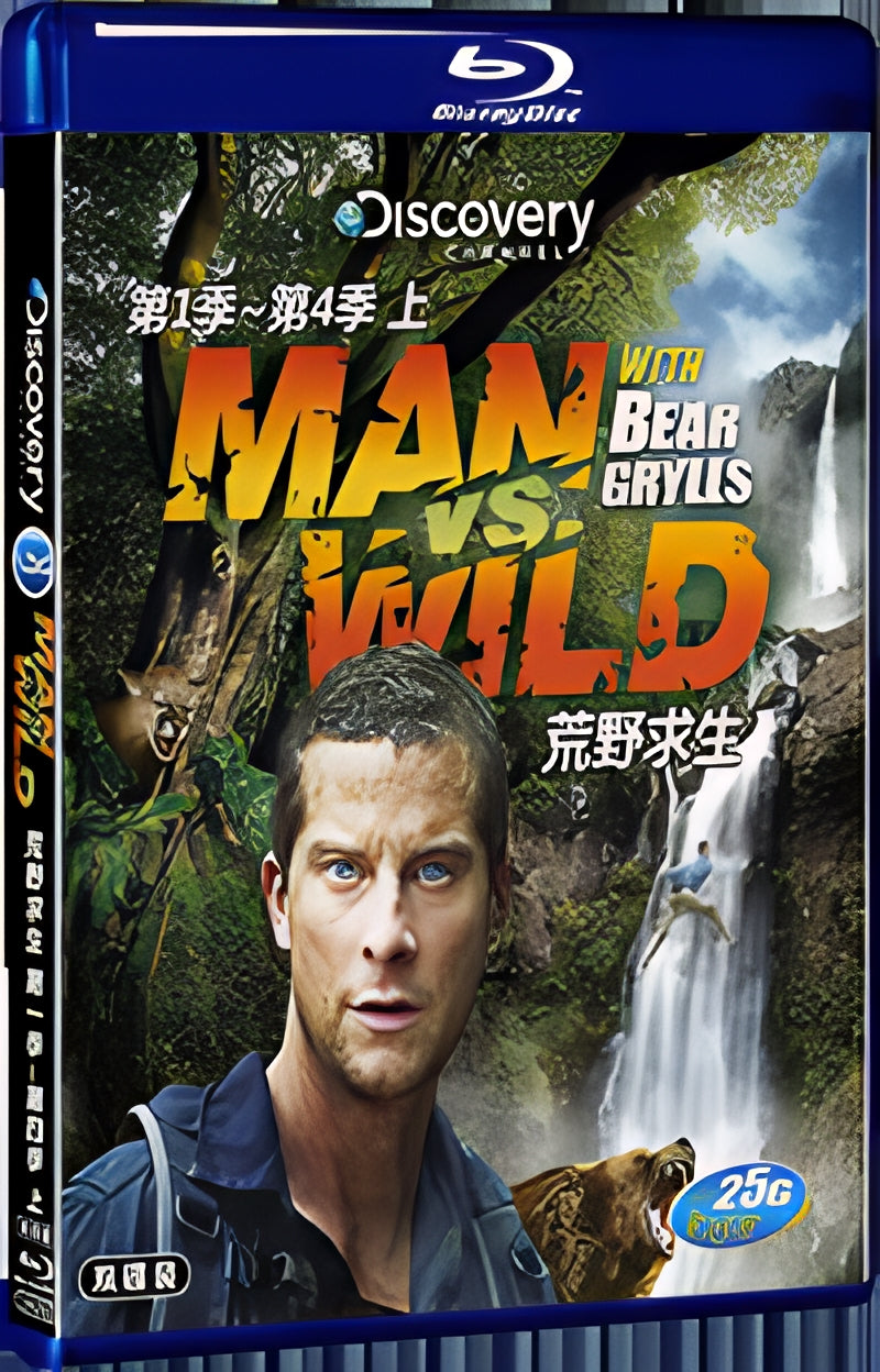 2006 Wilderness Survival Season 1~Season 4 1080P for Gift 4-Disc All RegionPlay Seal Box Blu-ray