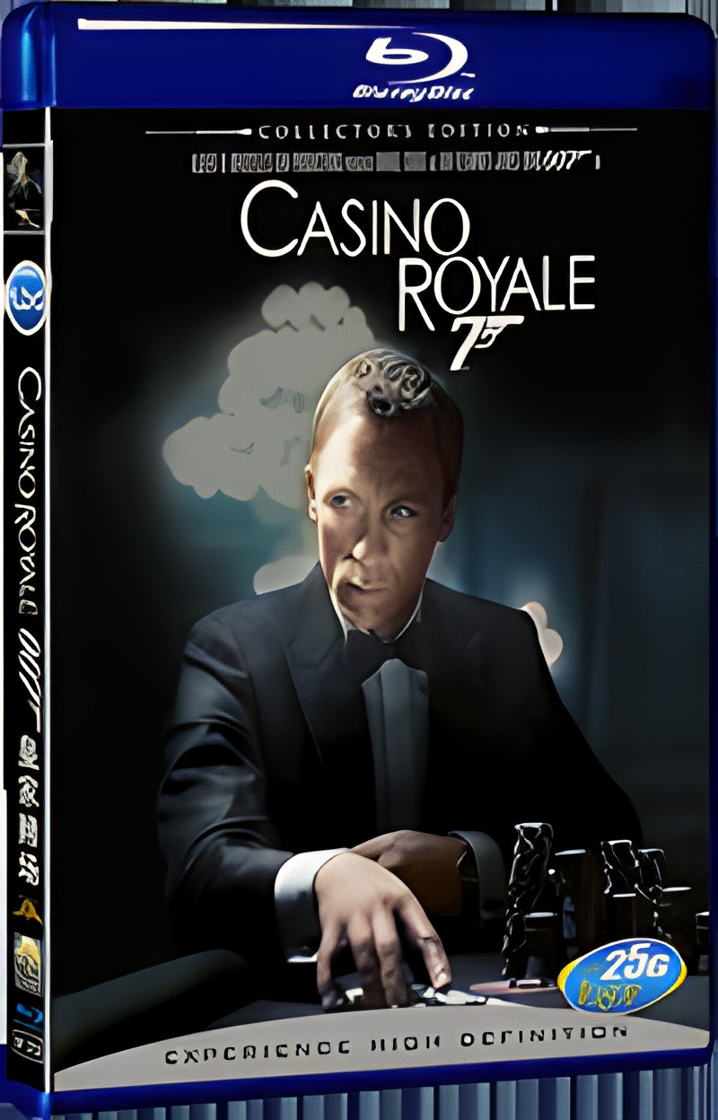 2006 Casino Royale 1080P for Gift 1-Disc All RegionPlay Seal Box Blu-ray