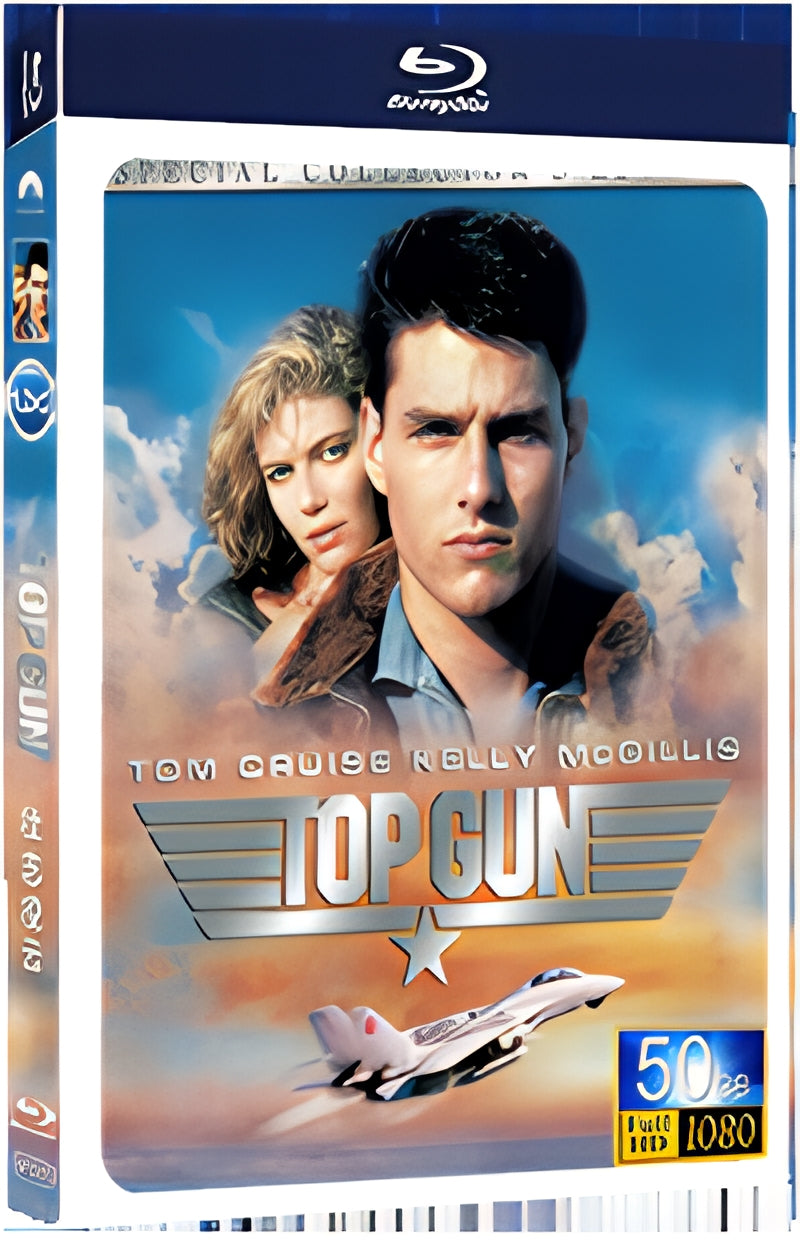1986 Top.Gun. 1080P for Gift 1-Disc All RegionPlay Seal Box Blu-ray