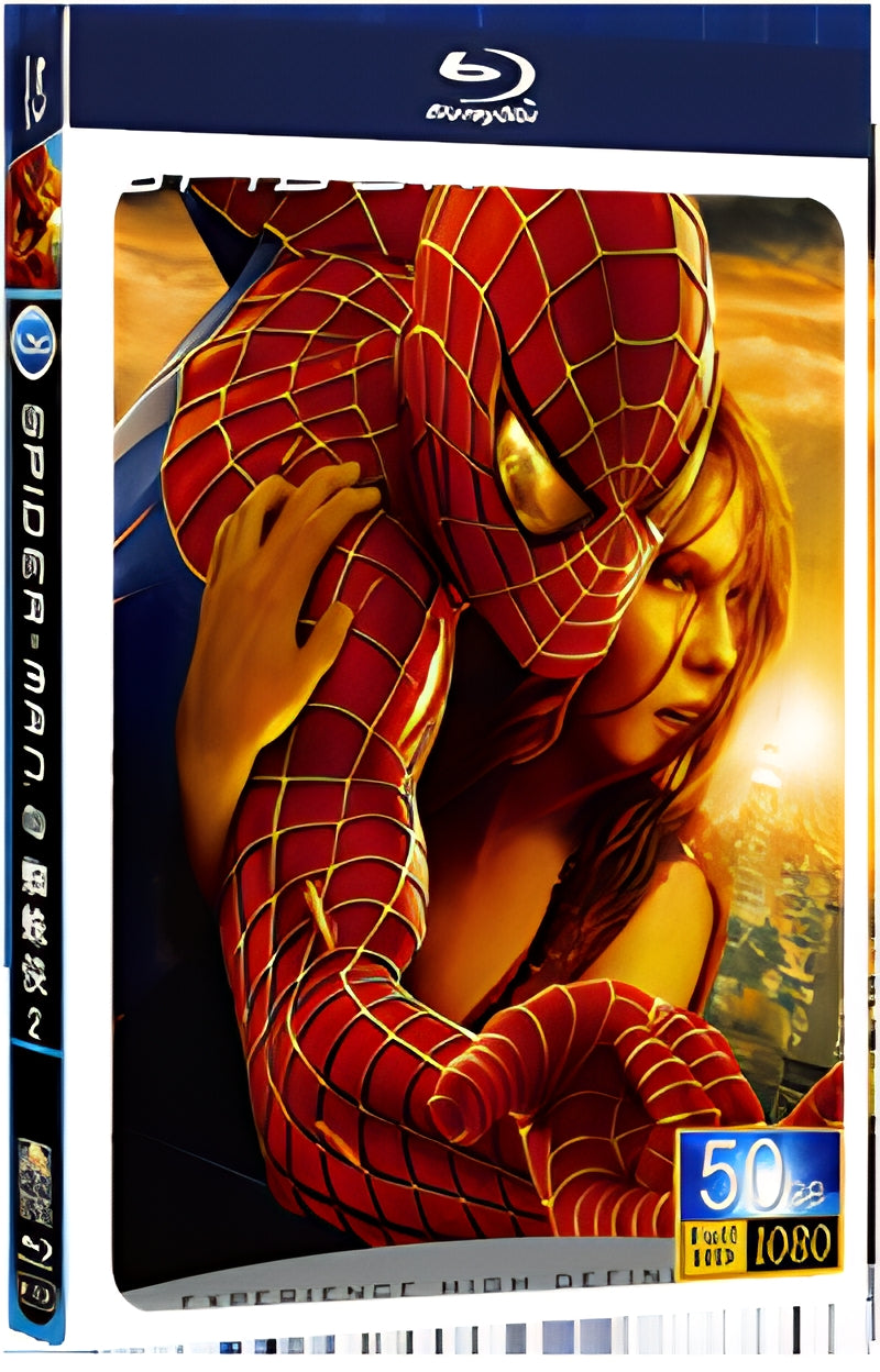 2004 Spider-Man 2 1080P for Gift 1-Disc All RegionPlay Seal Box Blu-ray
