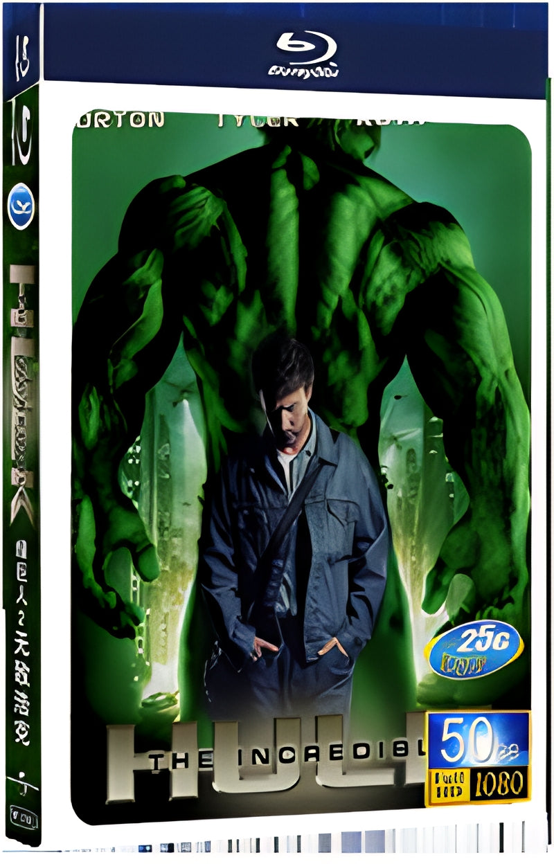 2008 Hulk 2: Invincible Hulk 1080P for Gift 1-Disc All RegionPlay Seal Box Blu-ray