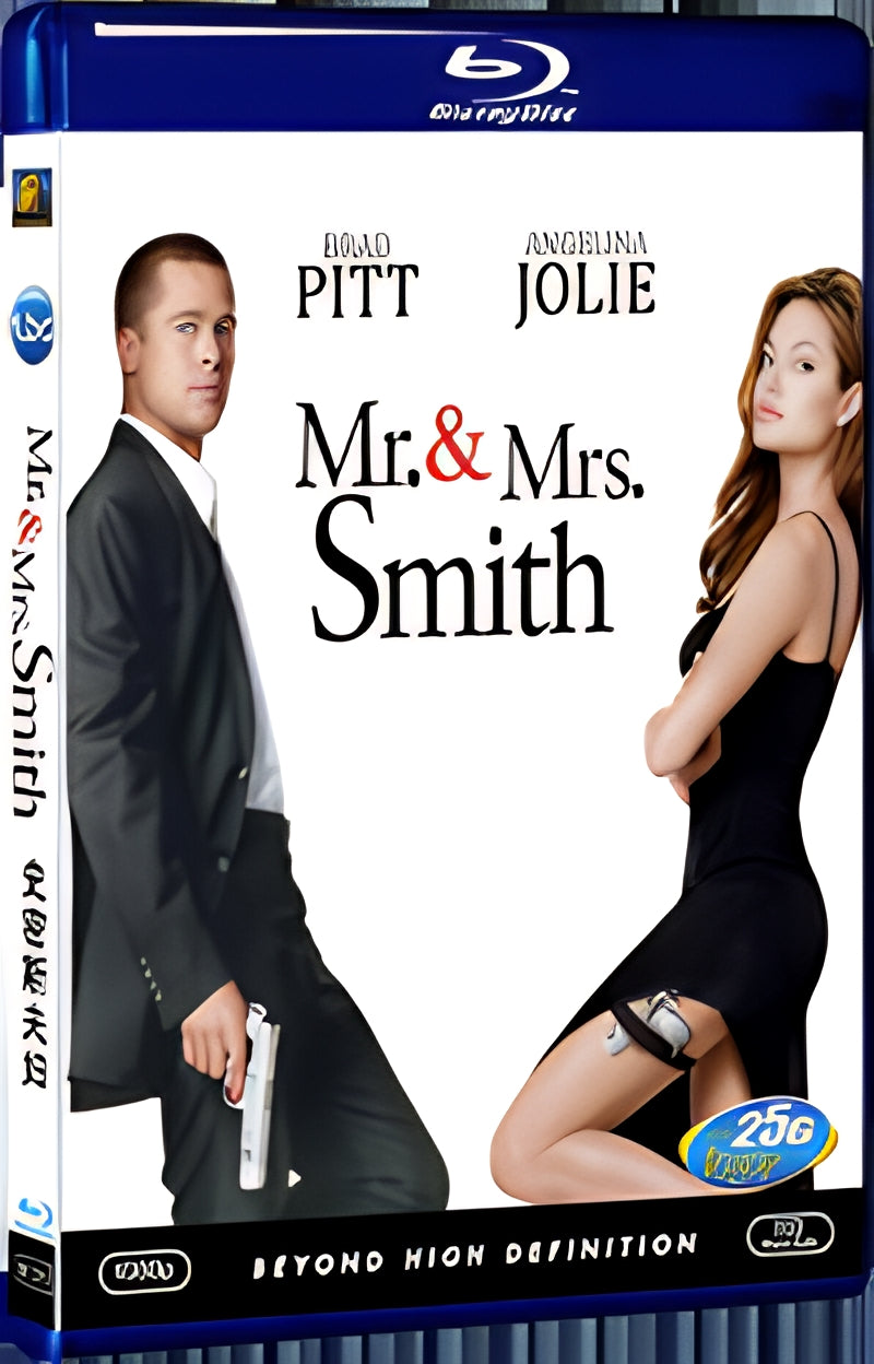 2005 Mr. Mrs. Smith 1080P for Gift 1-Disc All RegionPlay Seal Box Blu-ray