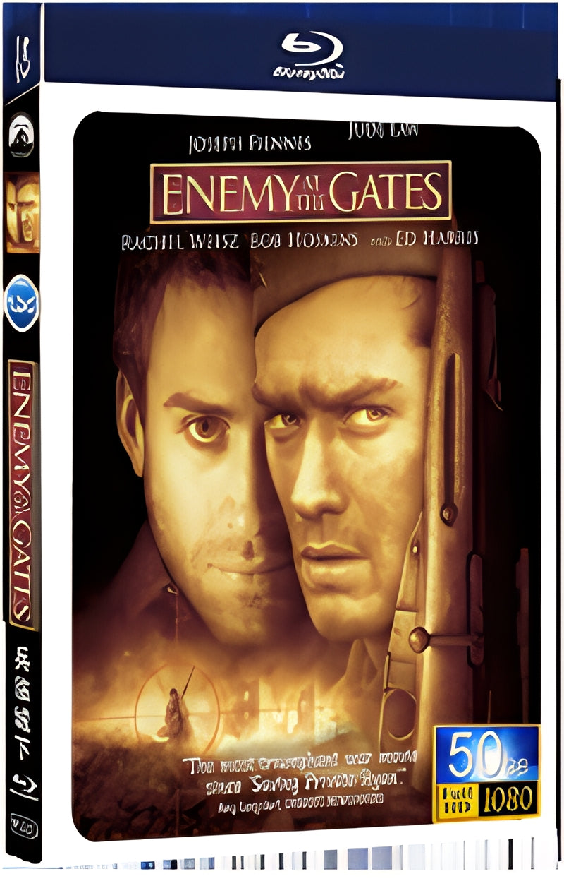 2001 Enemy at the Gates 1080P for Gift 1-Disc All RegionPlay Seal Box Blu-ray