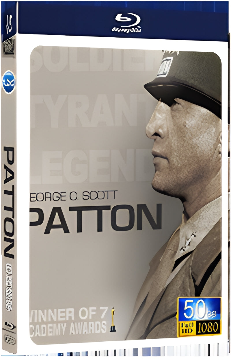 1970 Patton: A Salute to a Rebel/Patton: Lust for Glory 1080P for Gift 1-Disc All RegionPlay Seal Box Blu-ray