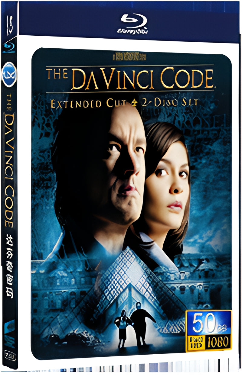 2006 The Da Vinci Code 1080P for Gift 1-Disc All RegionPlay Seal Box Blu-ray