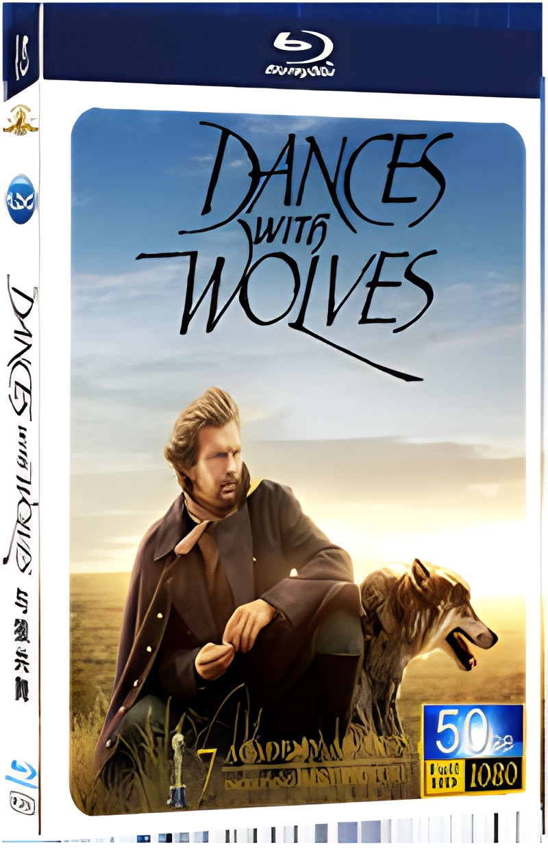 1990 Dances with Wolves 1080P for Gift 1-Disc All RegionPlay Seal Box Blu-ray
