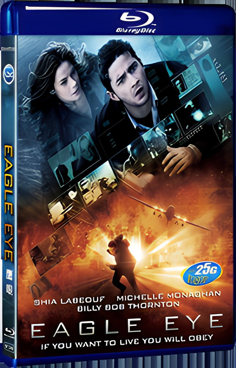 2008 Eagle Eye 1080P for Gift 1-Disc All RegionPlay Seal Box Blu-ray