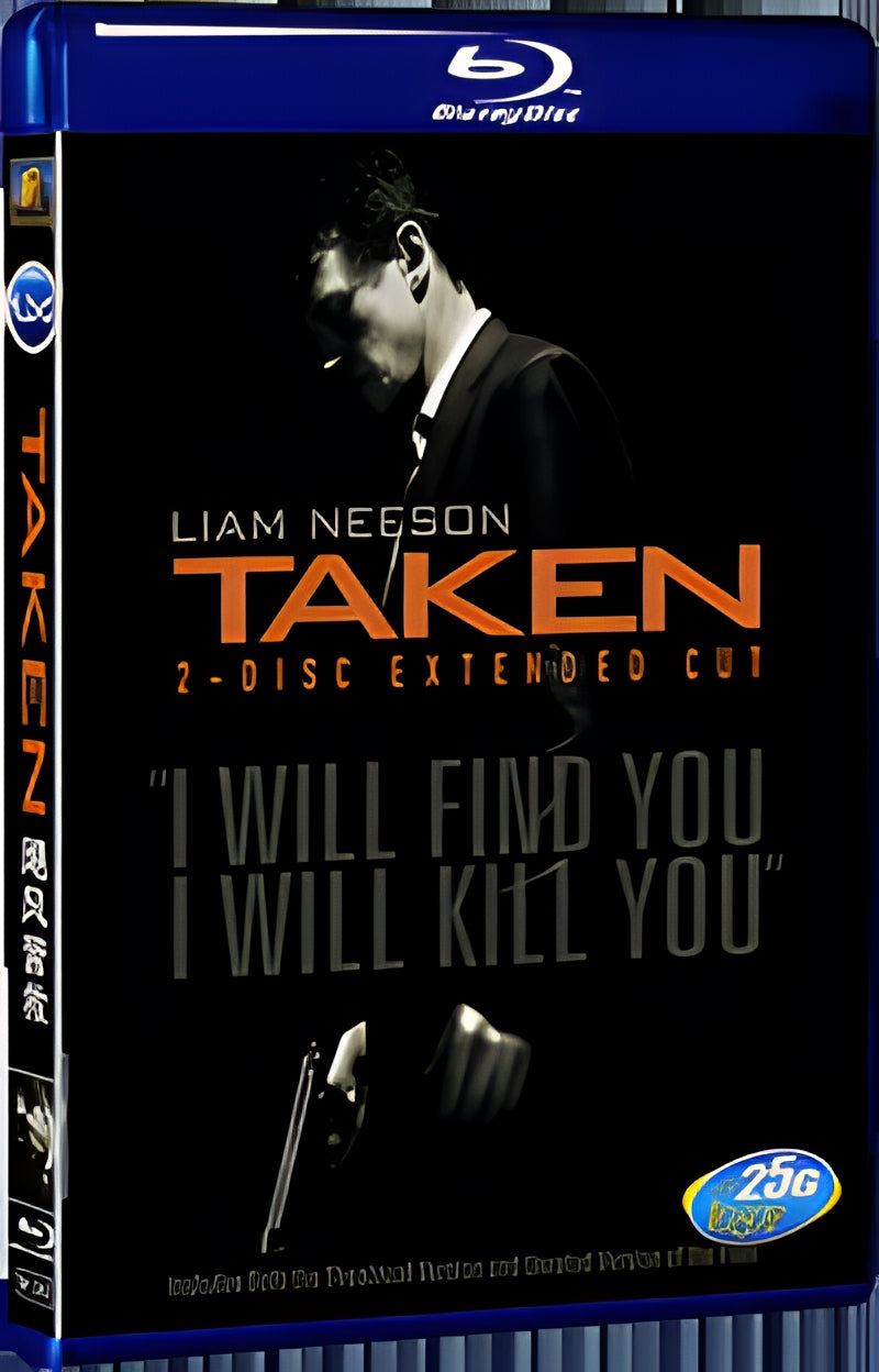 2008 Taken 1080P for Gift 1-Disc All RegionPlay Seal Box Blu-ray