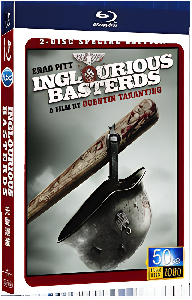 2009 Inglourious Basterds 1080P for Gift 1-Disc All RegionPlay Seal Box Blu-ray