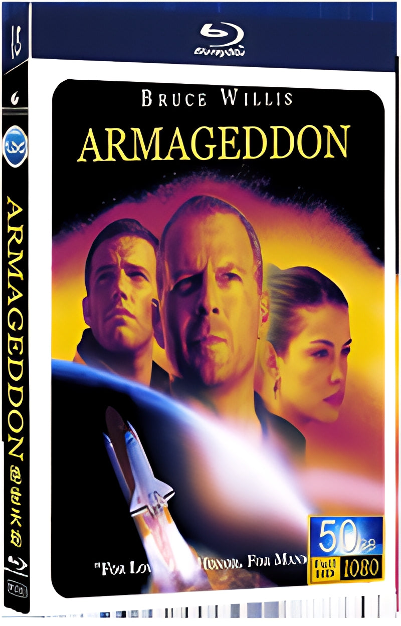 1998 Armageddon 1080P for Gift 1-Disc All RegionPlay Seal Box Blu-ray