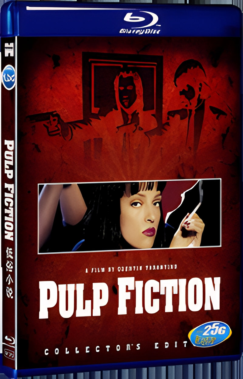 1994 Pulp Fiction 1080P for Gift 1-Disc All RegionPlay Seal Box Blu-ray