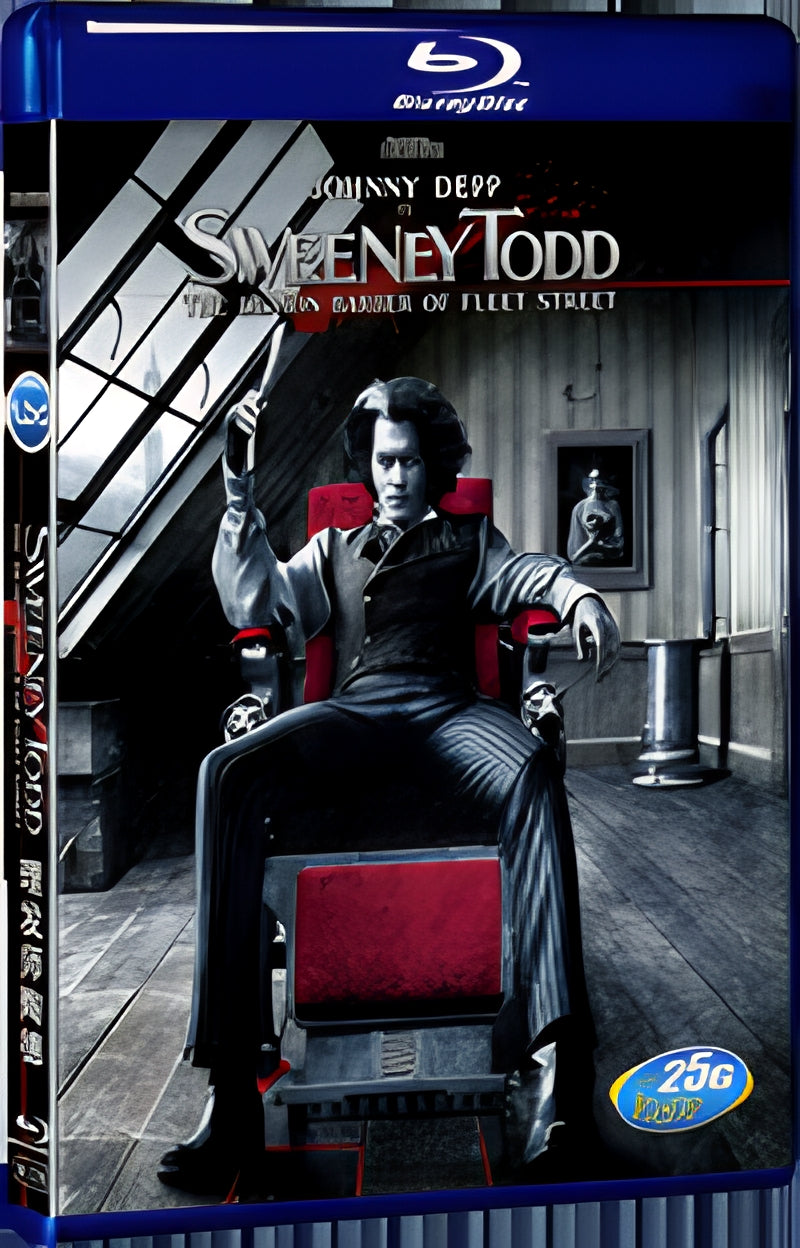 2007 Sweeney Todd 1080P for Gift 1-Disc All RegionPlay Seal Box Blu-ray