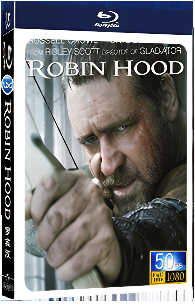 2010 Robin Hood 1080P for Gift 1-Disc All RegionPlay Seal Box Blu-ray