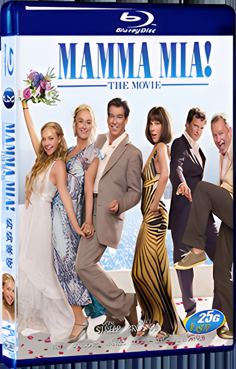 2008 Mamma Mia! 1080P for Gift 1-Disc All RegionPlay Seal Box Blu-ray