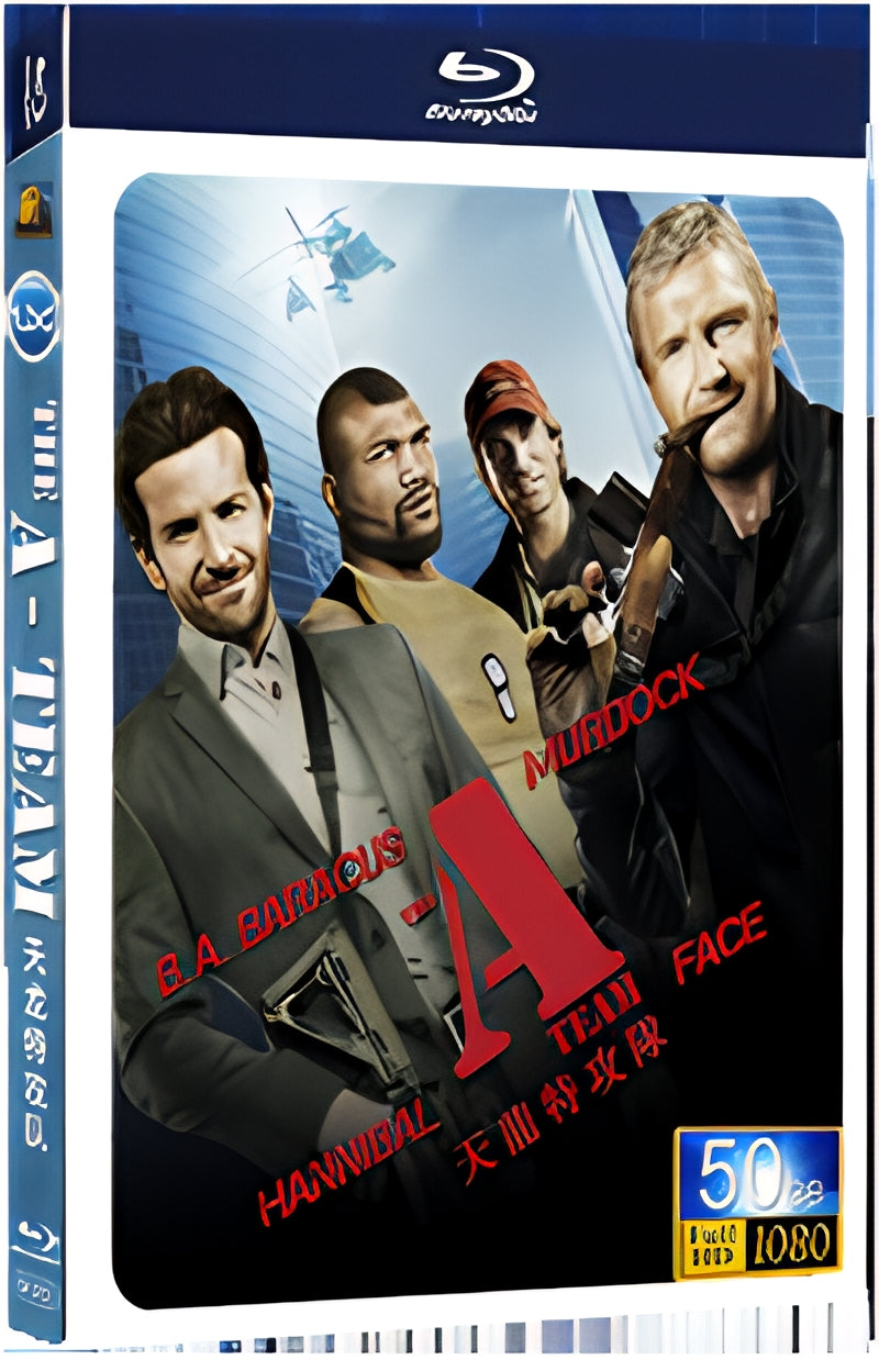 2010 The A-Team 1080P for Gift 1-Disc All RegionPlay Seal Box Blu-ray