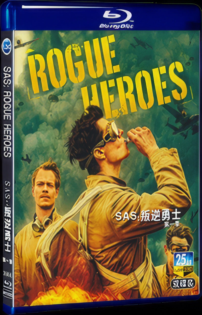 2022 SAS: Rogue Heroes Season 1 Movie 2-Disc Box Set for Gift Collection Blu-ray