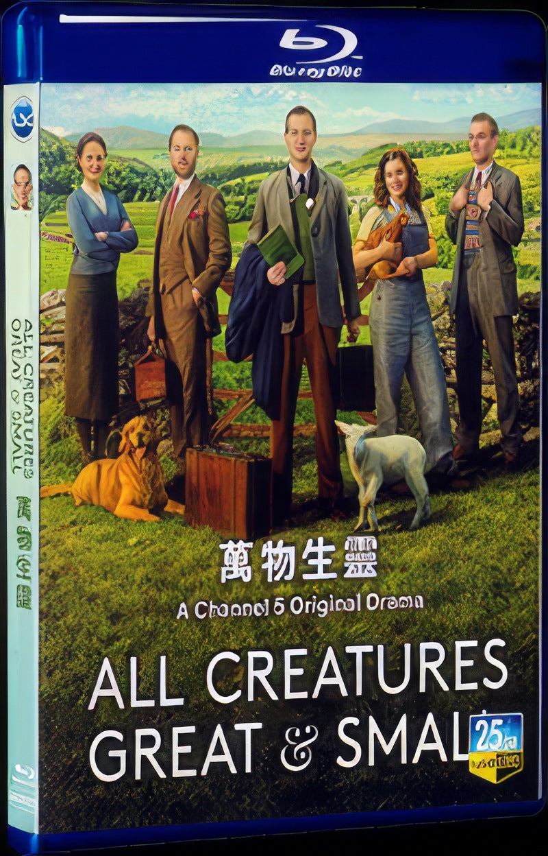 2020 All Creatures Great and Small Season 1 Movie 1-Disc Box Set for Gift Collection Blu-ray