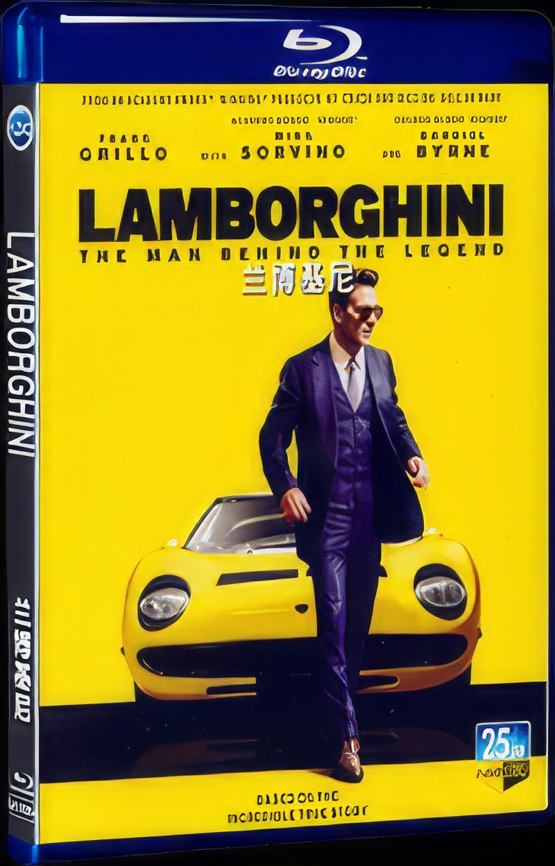 2022 Lamborghini Movie 1-Disc Box Set for Gift Collection Blu-ray