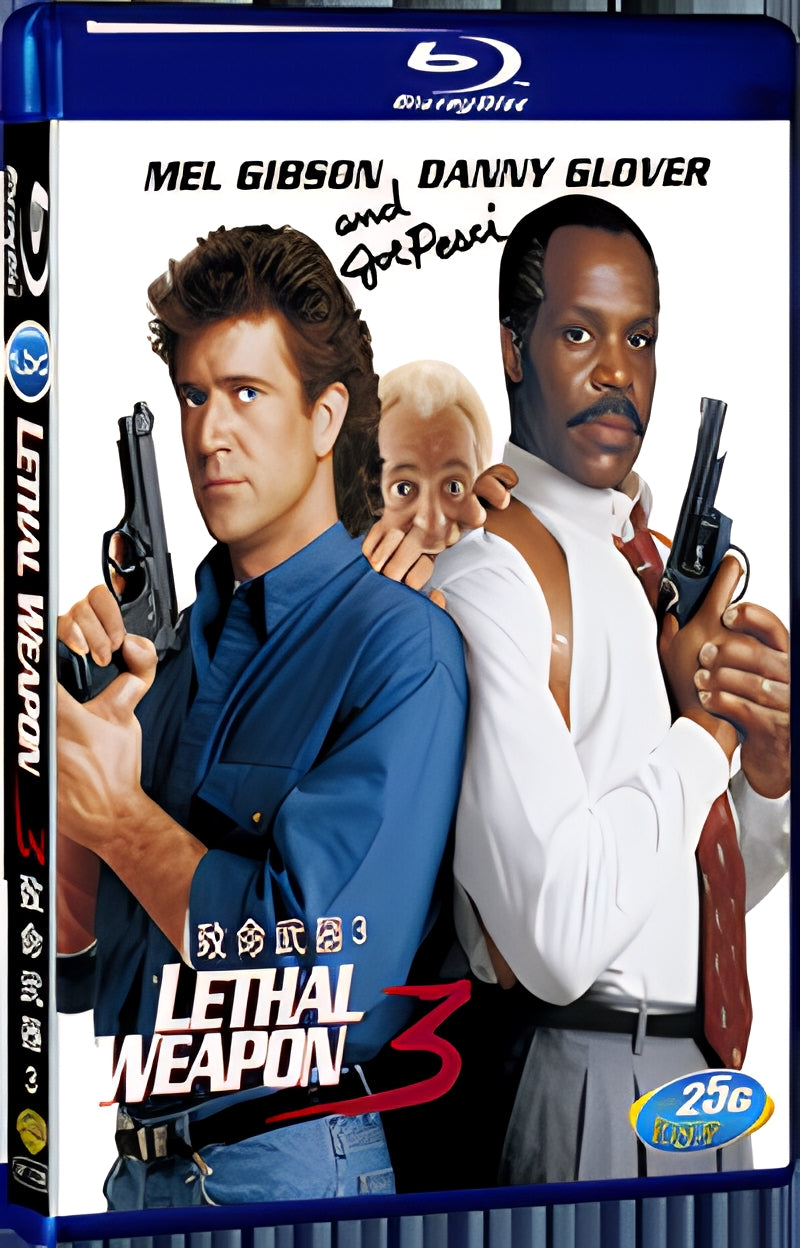1992 Lethal Weapon 3 1080P for Gift 1-Disc All RegionPlay Seal Box Blu-ray