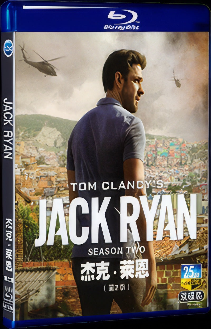 2019 Jack Ryan Season 2 Movie 2-Disc Box Set for Gift Collection Blu-ray