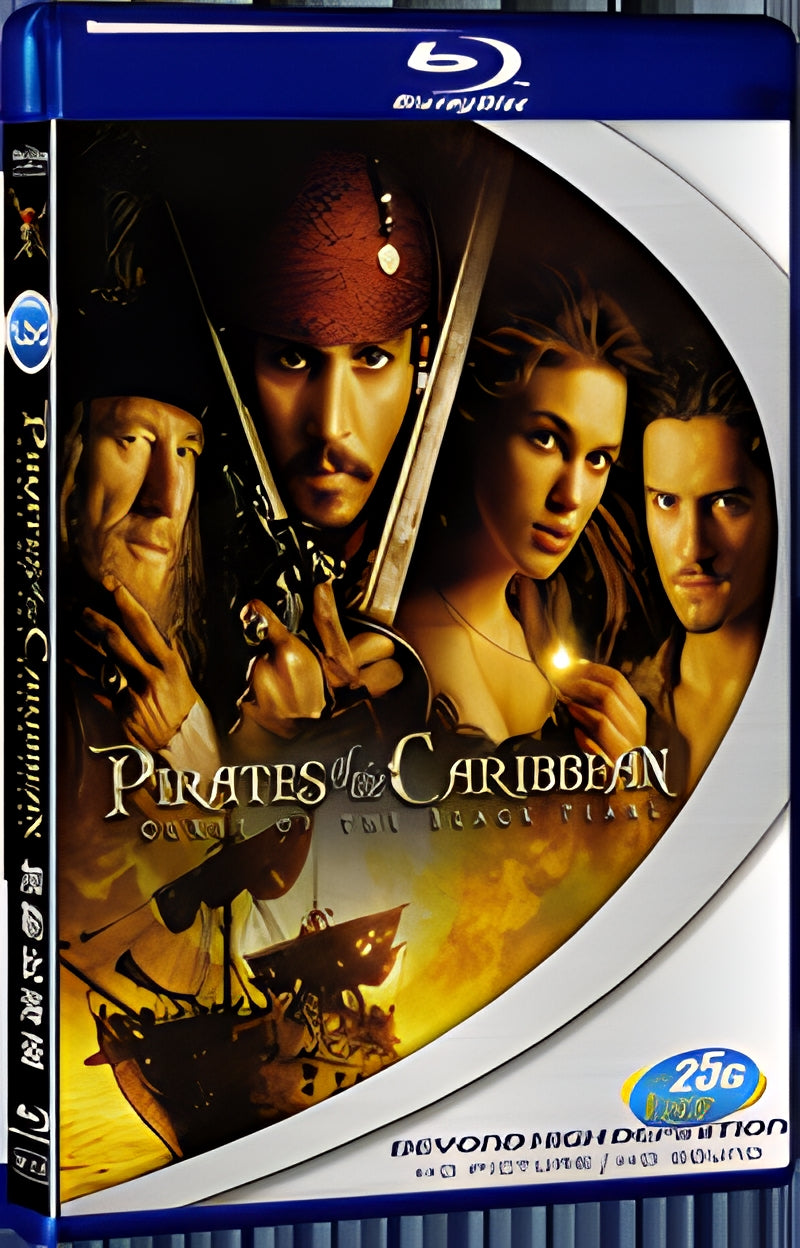 2003 Pirates of the Caribbean 1080P for Gift 1-Disc All RegionPlay Seal Box Blu-ray