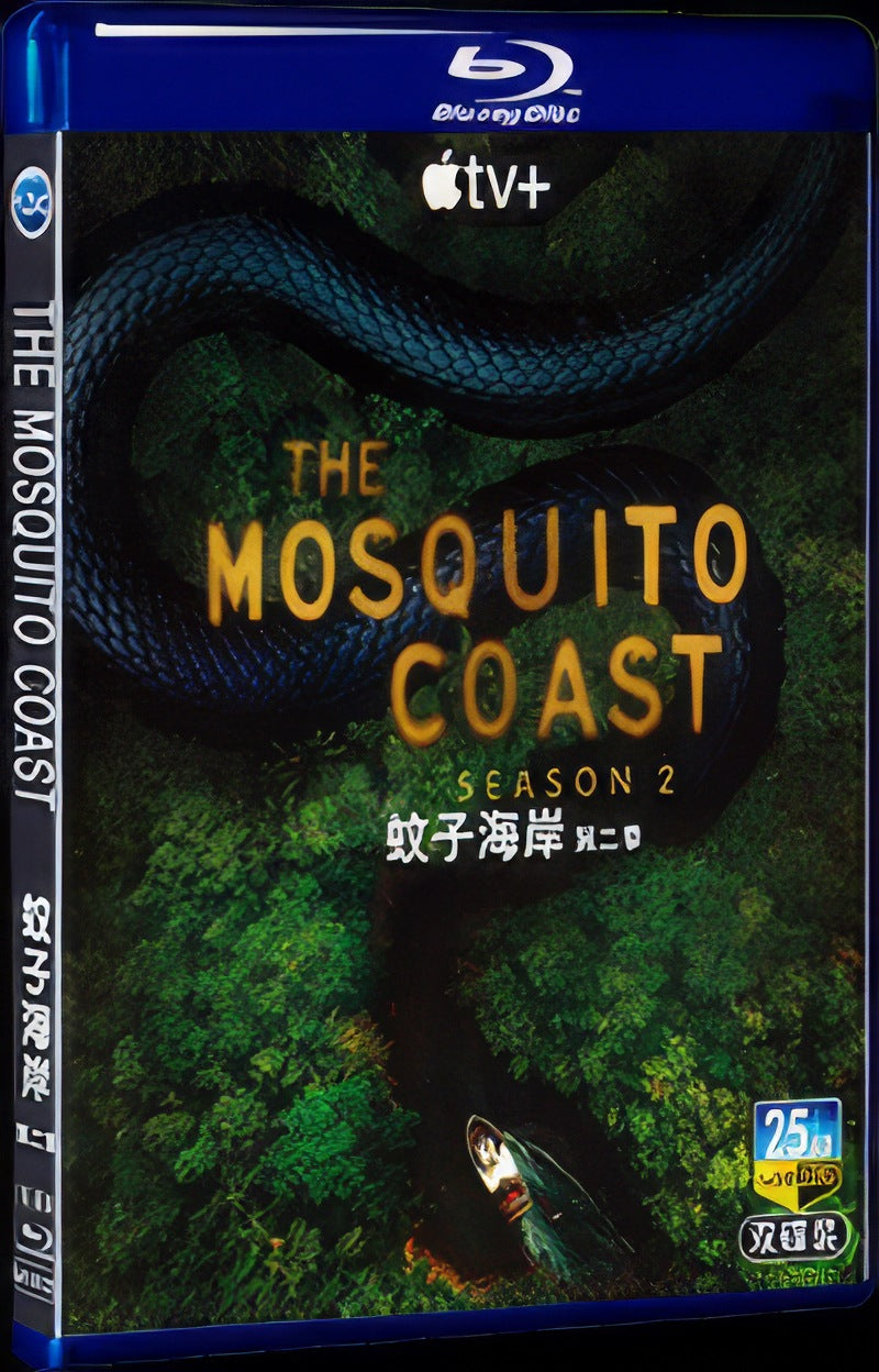 2022 The Mosquito Coast Season 2 Movie 2-Disc Box Set for Gift Collection Blu-ray