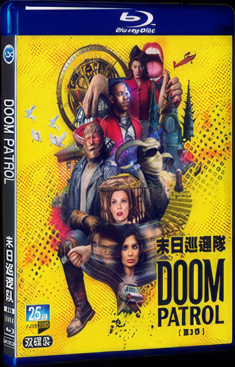 2021 Doom Patrol Season 3 Movie 2-Disc Box Set for Gift Collection Blu-ray