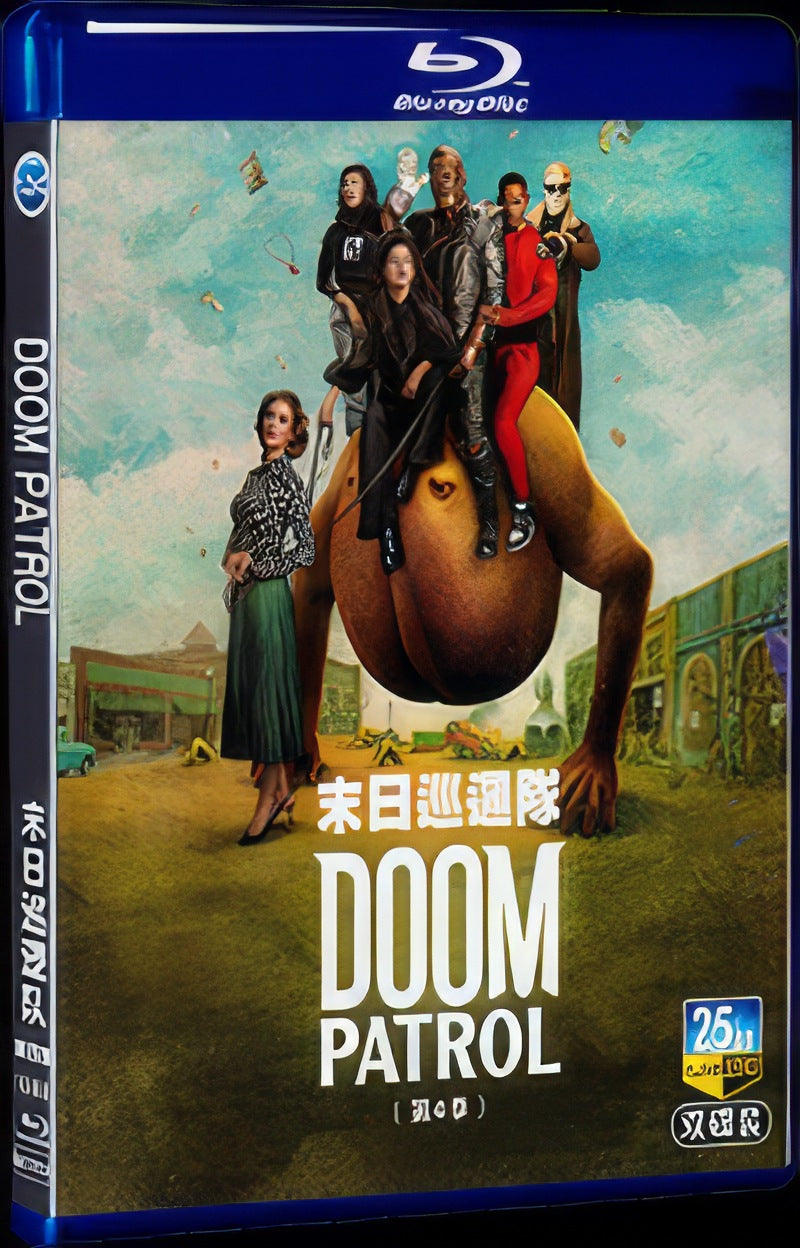 2022 Doom Patrol Season 4 Movie 2-Disc Box Set for Gift Collection Blu-ray