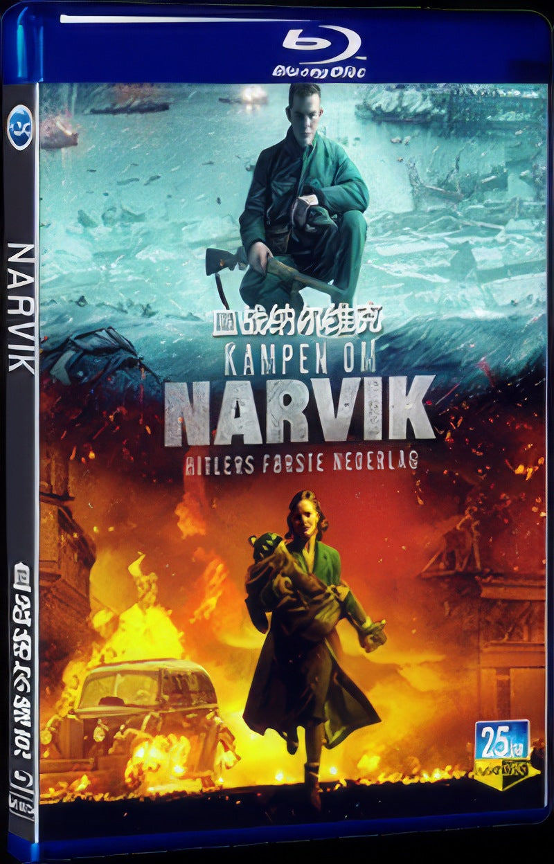 Kampen om Narvik - Hitlers første nederlag‎ (2022) Movie 1-Disc Box Set for Gift Collection Blu-ray