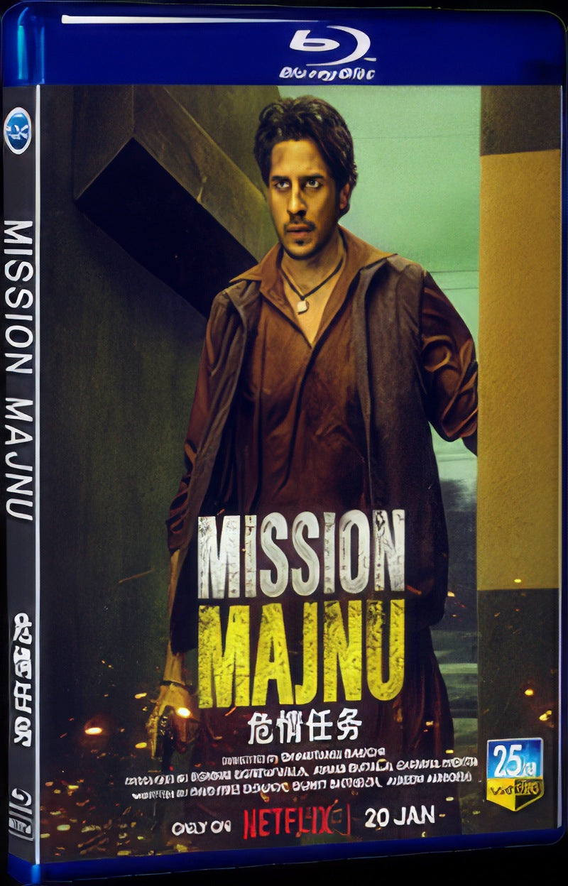 2023 Mission Majnu Movie 1-Disc Box Set for Gift Collection Blu-ray