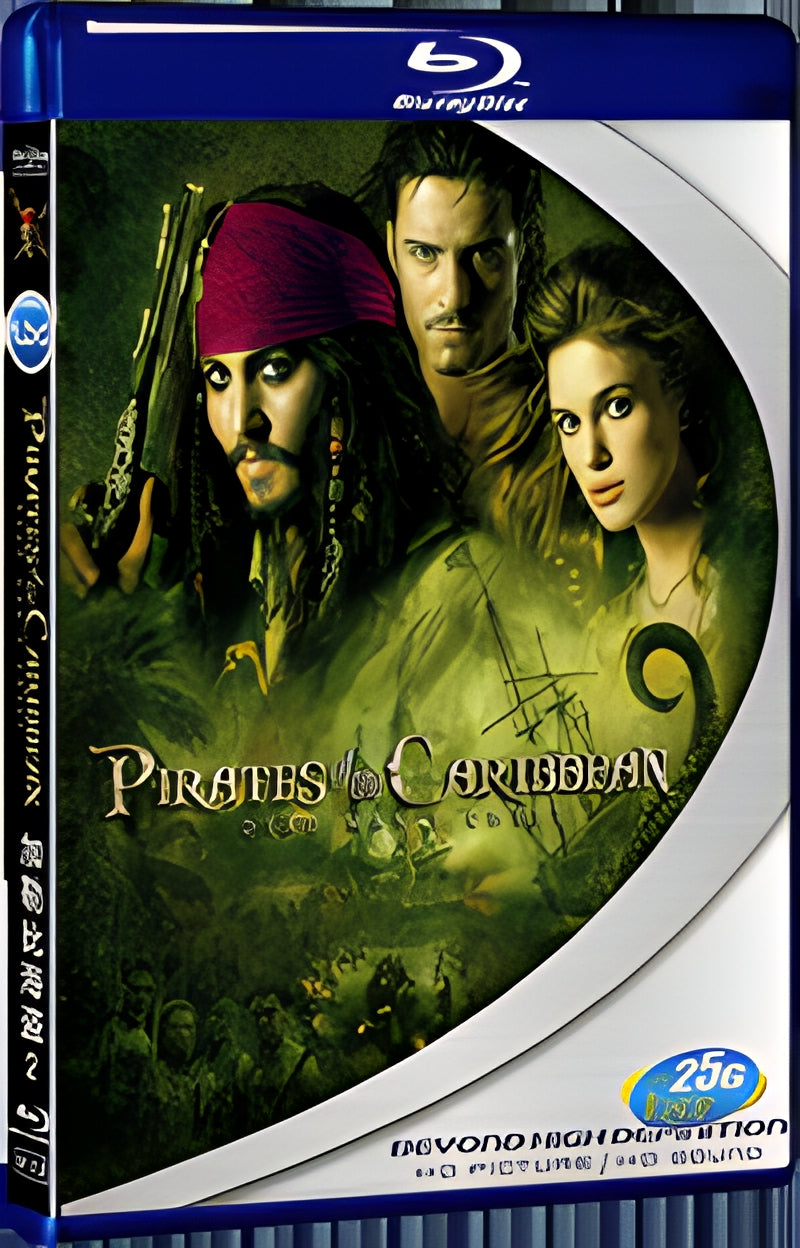 2006 Pirates of the Caribbean 2 1080P for Gift 1-Disc All RegionPlay Seal Box Blu-ray