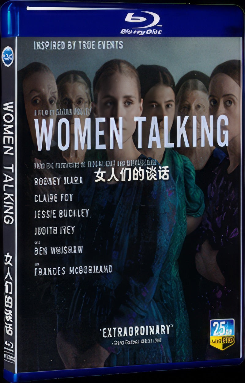 2022 Women Talking Movie 1-Disc Box Set for Gift Collection Blu-ray